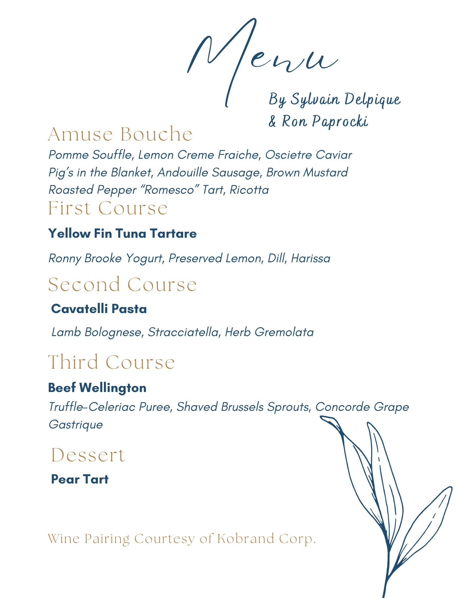 Sylvain Delpique & Ron Paprocki - Mandarin Oriental New York