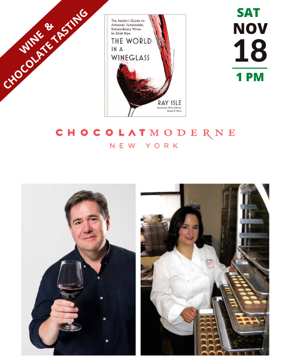Ray Isle & Joan Coukos - Wine Expert & Chocolat Moderne Founder